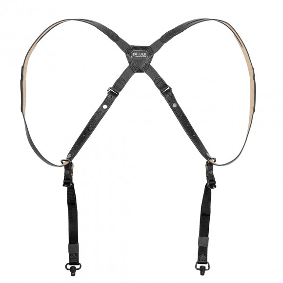 SpiderPro v3 Dual Shoulder Camera Harness - Black